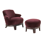 Премиальное Кресло с пуфом Turin варинант исполнения - 1 | Loft Concept в Костроме