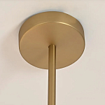 Люстра CANELLE Linear Chandelier 12 Modern Brass варинант исполнения - 4 | Loft Concept в Костроме