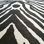 Мебельная ткань Шенилл черно-белый принт 140 см T3-1 варинант исполнения - 3 | Loft Concept в Костроме