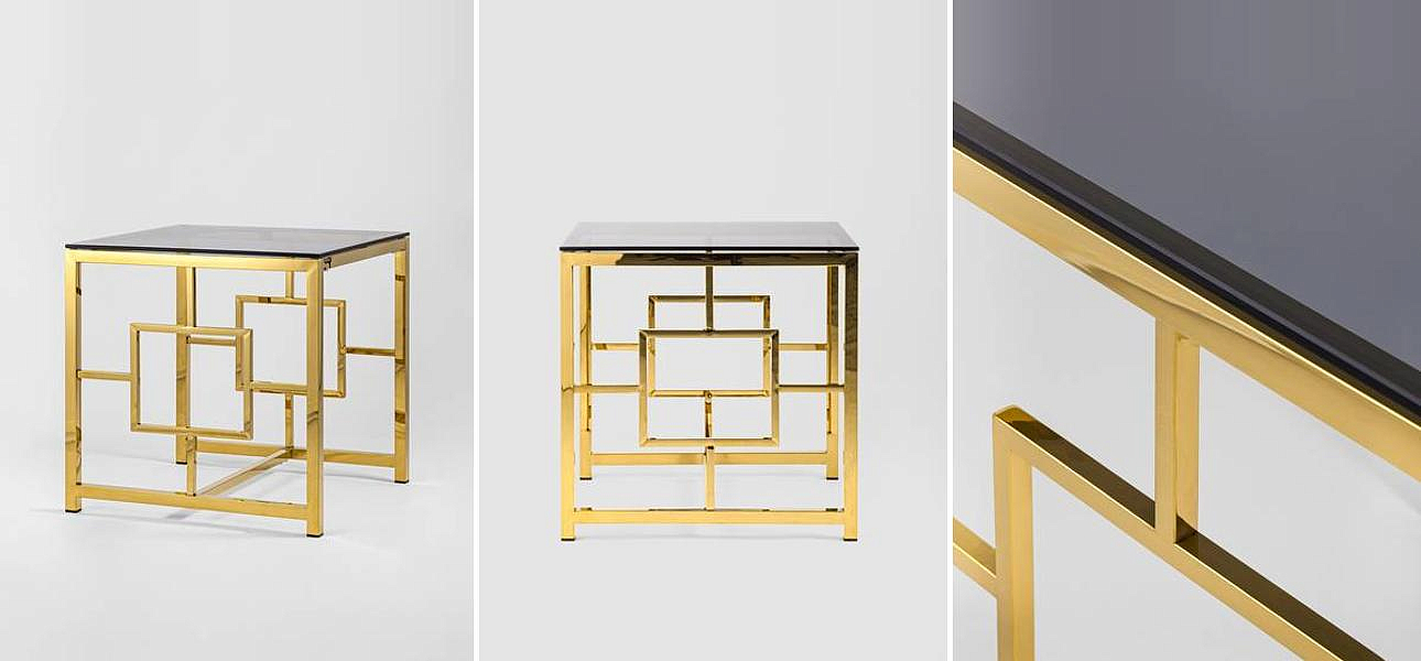 Стол приставной Milan Tables Gold Стол приставной Milan Tables Gold - Loft-Concept в Костроме