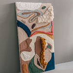 Тканый вручную текстильный гобелен Orchid варинант исполнения - 2 | Loft Concept в Костроме