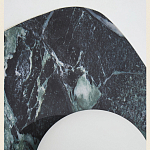 Бра с каменным основанием и плафоном из стекла Amazon Green Shaw Marble Lighting варинант исполнения - 1 | Loft Concept в Костроме