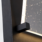 Настенный фонарь уличный прямоугольный черного цвета со стеклом с пузырьками Eurofase варинант исполнения - 3 | Loft Concept в Костроме