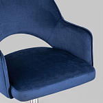 Кресло для компьютерного стола Veloury Blue варинант исполнения - 7 | Loft Concept в Костроме