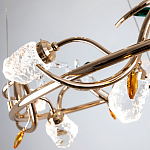 Люстра с хрустальными плафонами и декором Alvere Crystal Chandelier варинант исполнения - 4 | Loft Concept в Костроме