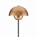 Торшер с куполообразным абажуром на чёрном мраморном основании Riverside Floor Lamp варинант исполнения - 1 | Loft Concept в Костроме