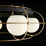 Люстра подвесная круглая с белыми плафонами Martin варинант исполнения - 4 | Loft Concept в Костроме