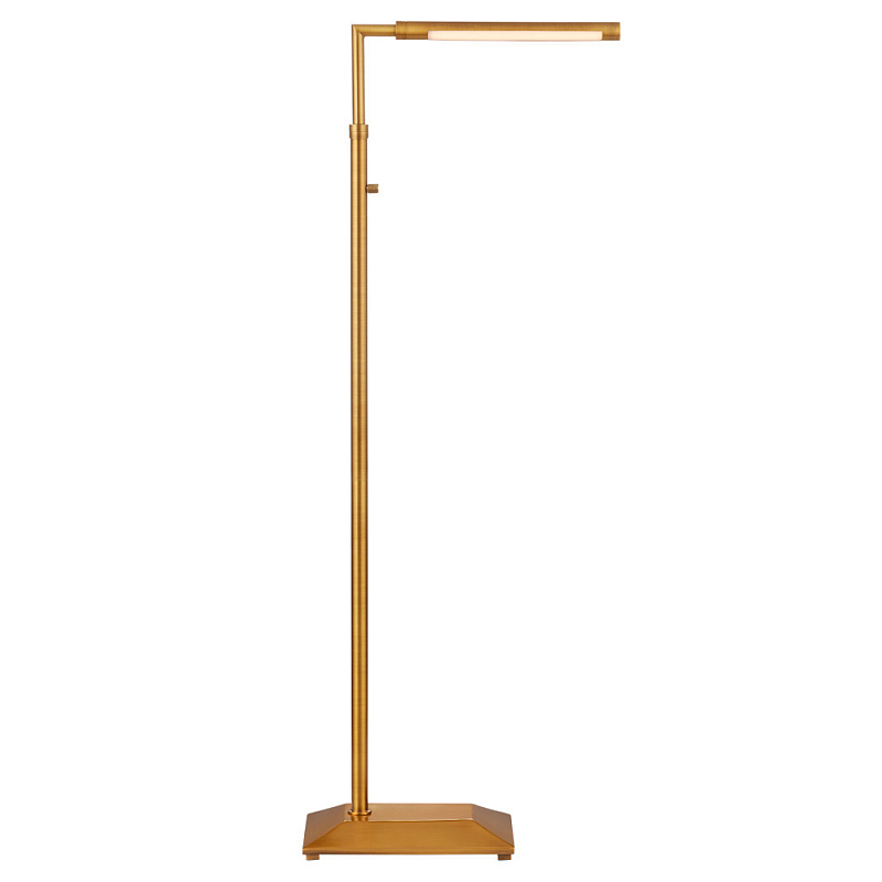 Торшер светодиодный поворотный Agile Floor Lamp Темная бронза Латунь Античная полированная Торшер светодиодный поворотный Agile Floor Lamp Темная бронза Латунь Античная полированная в Костроме | Loft Concept