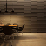 Гипсовая 3D Панель M-07 варинант исполнения - 1 | Loft Concept в Костроме