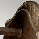 Бра для ванных комнат с прозрачным стеклянным плафоном в форме ананаса и декоративным основанием с рельефным узором Hinkley варинант исполнения - 7 | Loft Concept в Костроме