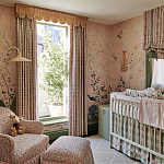 Обои ручная роспись Cecily pink варинант исполнения - 3 | Loft Concept в Костроме