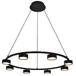 Люстра подвесная круглая черная Black Light Fixtures варинант исполнения - 1 | Loft Concept в Костроме