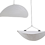 Подвесной светильник с белыми плафонами в форме облака Диаметр 60+60 см Cloud Junction варинант исполнения - 2 | Loft Concept в Костроме