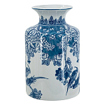 Ваза с мотивами цветущего сада с попугаями Vase Inspired by Nature варинант исполнения - 2 | Loft Concept в Костроме