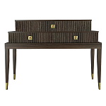 Премиальная Консоль с тремя ящиками Elsa Dreams Walnut варинант исполнения - 4 | Loft Concept в Костроме