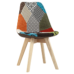 Стул с обивкой в стиле пэчворк Arvika варинант исполнения - 1 | Loft Concept в Костроме