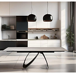 Стол обеденный раскладной керамический Natural Beauty Ceramics варинант исполнения - 5 | Loft Concept в Костроме