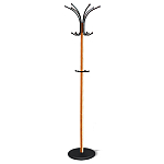 Вешалка с круглым основанием и черными металлическими крючками Industrial Metal Rust варинант исполнения - 1 | Loft Concept в Костроме