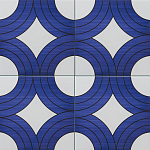 Дизайнерская плитка с узором Восьмерки варинант исполнения - 1 | Loft Concept в Костроме