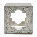 Приставной столик с перламутром Bone Inlay Side Table Floral Design варинант исполнения - 2 | Loft Concept в Костроме