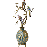 Бронзовый подсвечник Птичий рай Flora варинант исполнения - 4 | Loft Concept в Костроме