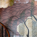 Обои ручная роспись Willow & Waves Original colourway on Edo painted Xuan paper with antiquing варинант исполнения - 2 | Loft Concept в Костроме