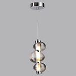 Подвесной светильник с 3-мя рифлеными стеклянными шарами Marcelh Light варинант исполнения - 8 | Loft Concept в Костроме
