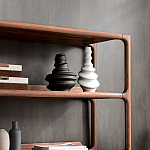 Стеллаж в гостиную для книг Moon Walnut Furniture варинант исполнения - 6 | Loft Concept в Костроме