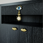 Комод Elsa Dreams Black Двухстворчатый  варинант исполнения - 4 | Loft Concept в Костроме