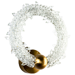 Бра кольцо с кристаллами из хрусталя Gilbertine Crystals Ring Wall Lamp варинант исполнения - 1 | Loft Concept в Костроме
