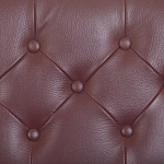 Диван из натуральной кожи на 4-х деревянных ножках из массива бука Chloe Leather Seating vine варинант исполнения - 5 | Loft Concept в Костроме