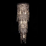 Бра с каскадом из прозрачного хрусталя и корпусом из металла цвета хром Constant Sparks варинант исполнения - 7 | Loft Concept в Костроме