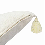 Подушка с цветочным принтом и кисточками Blooming Elegance Harper варинант исполнения - 3 | Loft Concept в Костроме