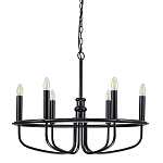 Люстра круглая с 6-ю лампами Kichler варинант исполнения - 1 | Loft Concept в Костроме