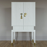 Кабинетный шкаф Elsa Dreams White с 2-мя ящиками варинант исполнения - 5 | Loft Concept в Костроме