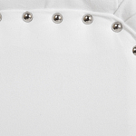 Кушетка белая с мягкой обивкой из велюра Michael Couch варинант исполнения - 7 | Loft Concept в Костроме