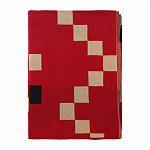 Плед хлопковый по мотивам башкирских орнаментов Ural and Siberian Patterns варинант исполнения - 5 | Loft Concept в Костроме