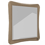 Зеркало квадратное c деревянной рамой из массива дуба Tasteful Furniture варинант исполнения - 1 | Loft Concept в Костроме