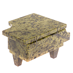 Шкатулка в виде рояля из натурального камня змеевик Stone Casket варинант исполнения - 3 | Loft Concept в Костроме