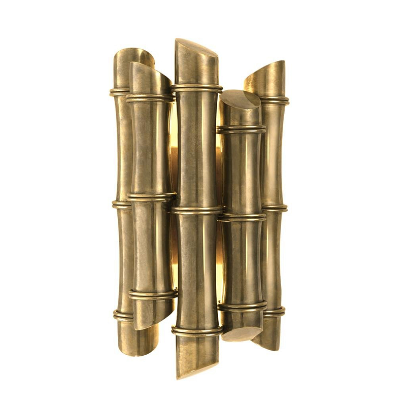 Бра Wall Lamp Damian Brass Латунь Античная полированная Бра Wall Lamp Damian Brass Латунь Античная полированная в Костроме | Loft Concept