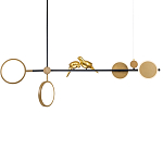 Линейная люстра на штанге Grace варинант исполнения - 1 | Loft Concept в Костроме