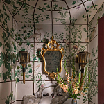 Обои ручная роспись Medici Standard colourway on white Williamsburg варинант исполнения - 1 | Loft Concept в Костроме