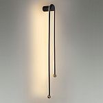 Бра черного цвета с изогнутым плафоном Luke Lampco Tracer Lamp варинант исполнения - 3 | Loft Concept в Костроме