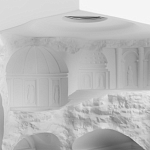 Встраиваемый в стену гипсовый светильник под покраску в античном стиле Antiquity Athena варинант исполнения - 10 | Loft Concept в Костроме