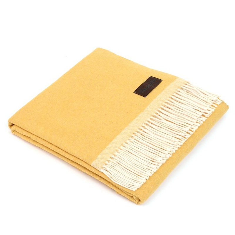 Плед SARA 7000 Marzotto Желтый в Костроме | Loft Concept 