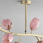 Дизайнерский Светильник Lilly Pink Tulip Lamp розовый плафон  варинант исполнения - 8 | Loft Concept в Костроме