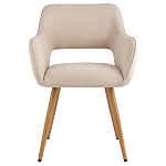 Стул в рогожке бежевого цвета NEASAN STOOL варинант исполнения - 2 | Loft Concept в Костроме