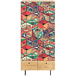 Шкаф с принтом Dominoes варинант исполнения - 2 | Loft Concept в Костроме