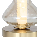 Настольная лампа светодиодная с волнообразным стеклянным плафоном Amphora of Light варинант исполнения - 4 | Loft Concept в Костроме