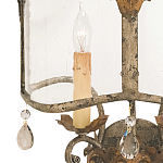 Бра настенное с цветочным мотивом Aged Luxury варинант исполнения - 1 | Loft Concept в Костроме